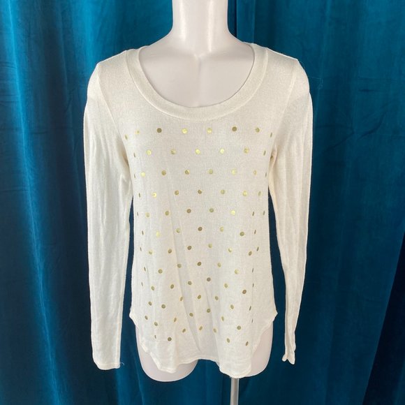 Copper Key Gold Dots Long Sleeve Tee - Picture 1 of 5